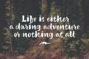 Luna Brush Script + Extras, a Script Font by Ksenia Belobrova (Thumbnail 8 of 9)