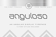 Anguloso - Angular Display Typeface, a Sans Serif Font by Lateral Design (Thumbnail 1 of 6)