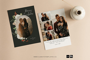 Christmas Card Template CC180