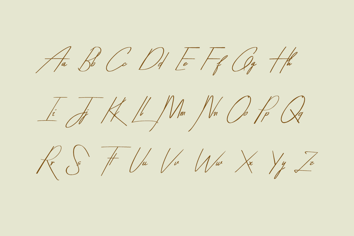 Arcadia-Nova Handwritten Luxury Font preview 7