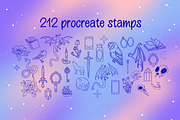 210+ procreate kawaii fantasy stamps, a Brush Add-On by laura.design (Thumbnail 3 of 9)