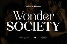 Wonder Society - Family Modern Serif
