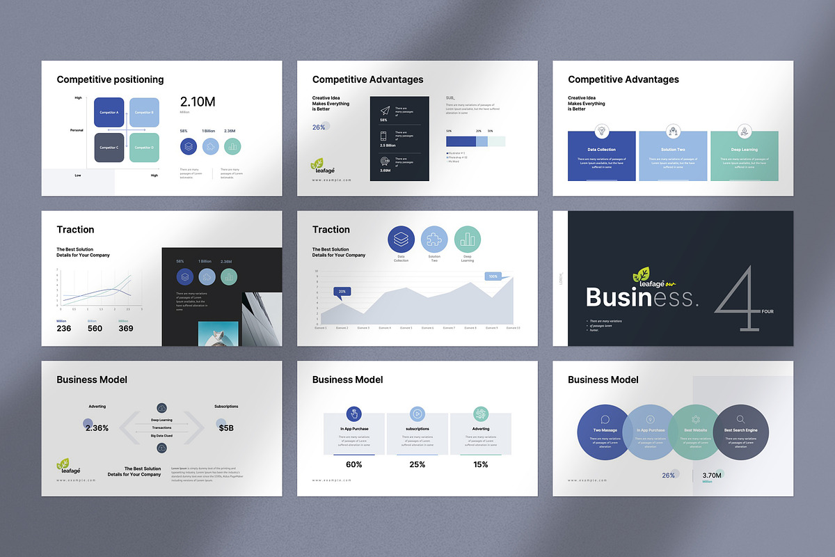 Pitch Deck Presentation Template, a Presentation Template by GoldenPixelStudio (Photo 16 of 24)