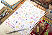 Children's drawing vector set, an Education Illustration by Hala (Thumbnail 3 of 5)