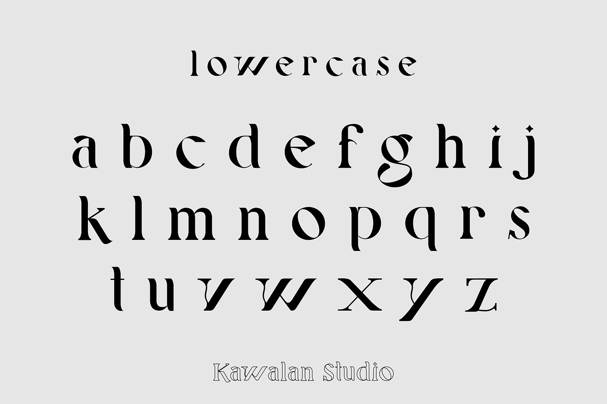 Gerhana Bulan, a Font by Kawalan Studio (Photo 7 of 8)