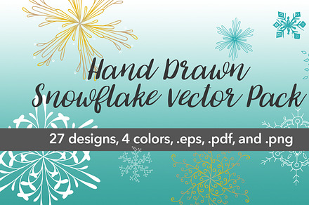 Vector Snowflake Pack