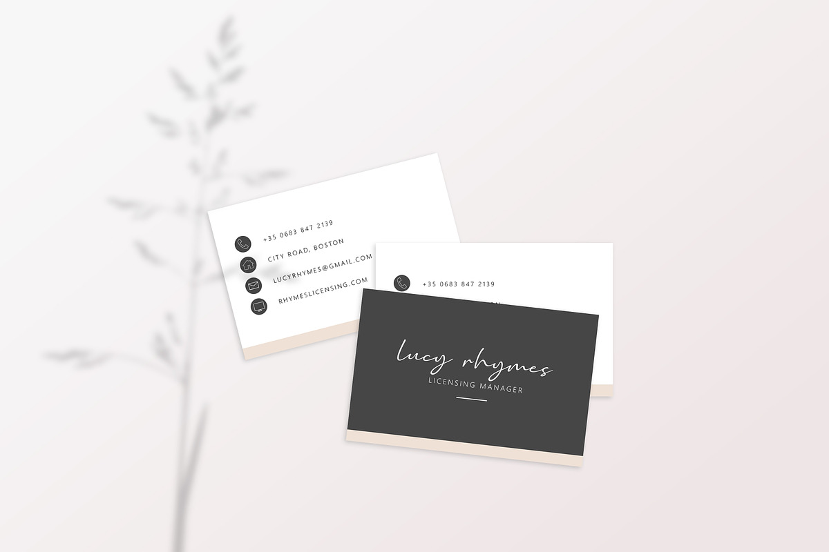 x7 Business Card Mock-ups, a Print Template by Alice_Evans (Photo 3 of 7)