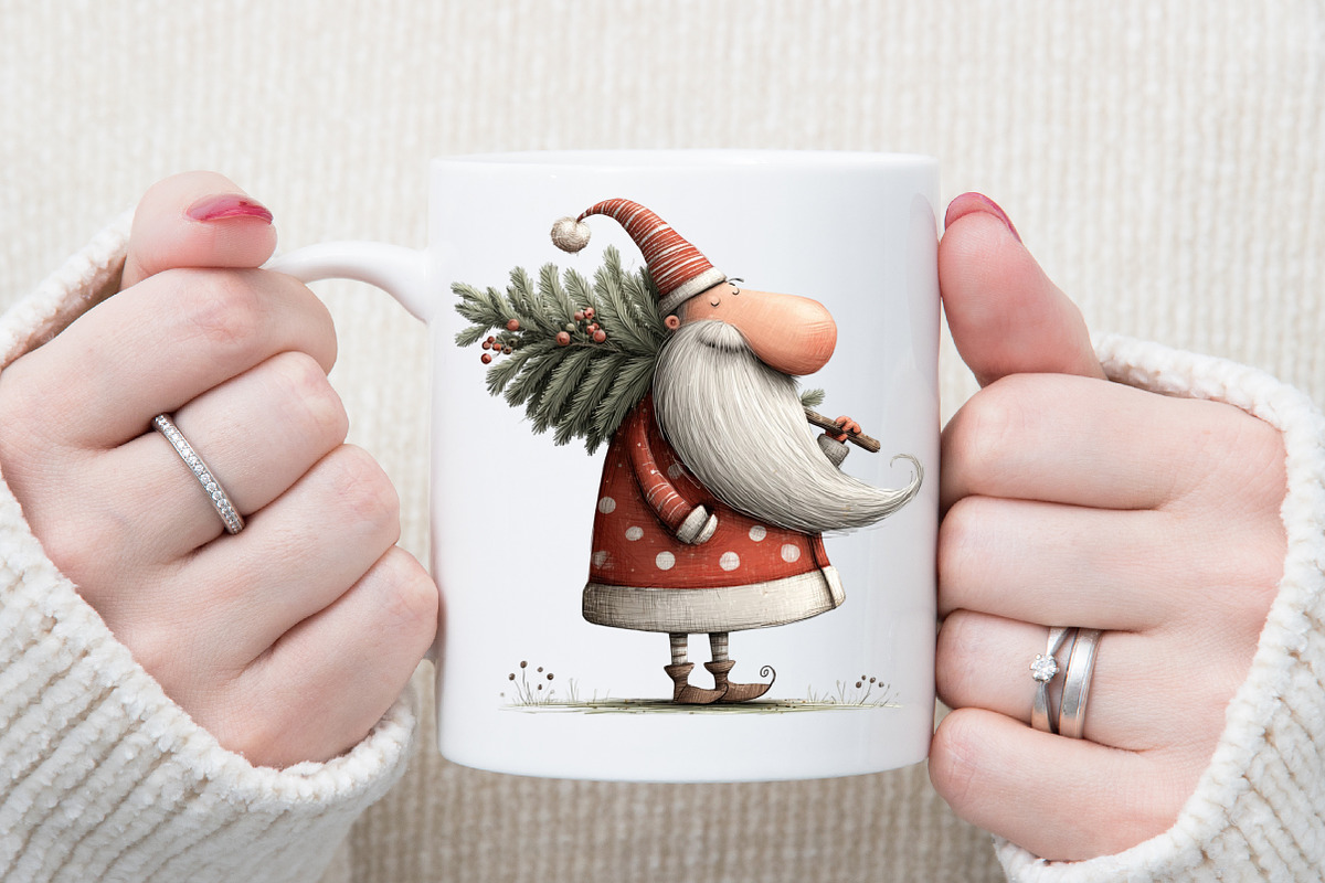 Quirky Christmas Santa Clipart, an Illustration by Sublimation Artist (Photo 5 of 6)
