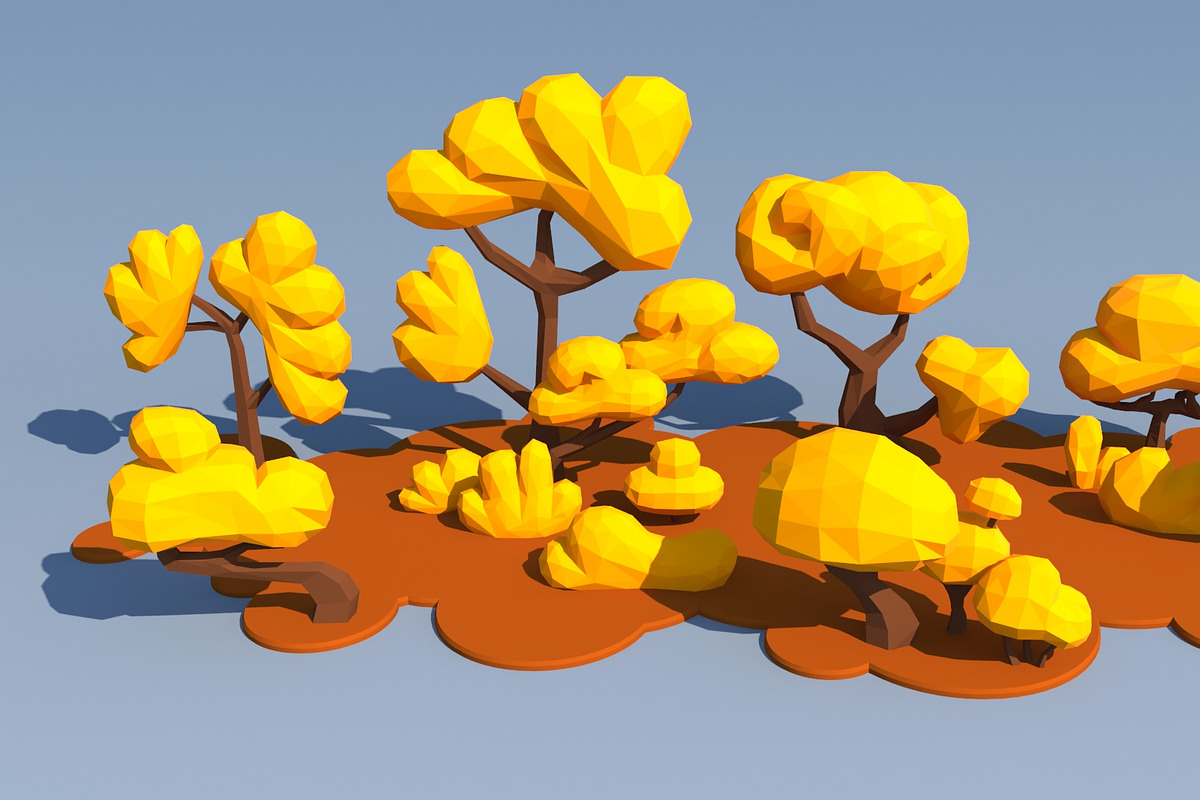 Trees And Bushes, an Environmental 3D Model by Saintpix (Photo 10 of 35)