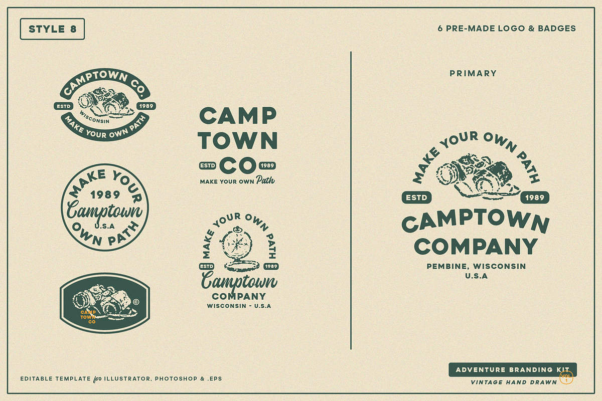 Adventure Branding Kit, a Branding & Logo Template by Refolve Design (Photo 13 of 29)