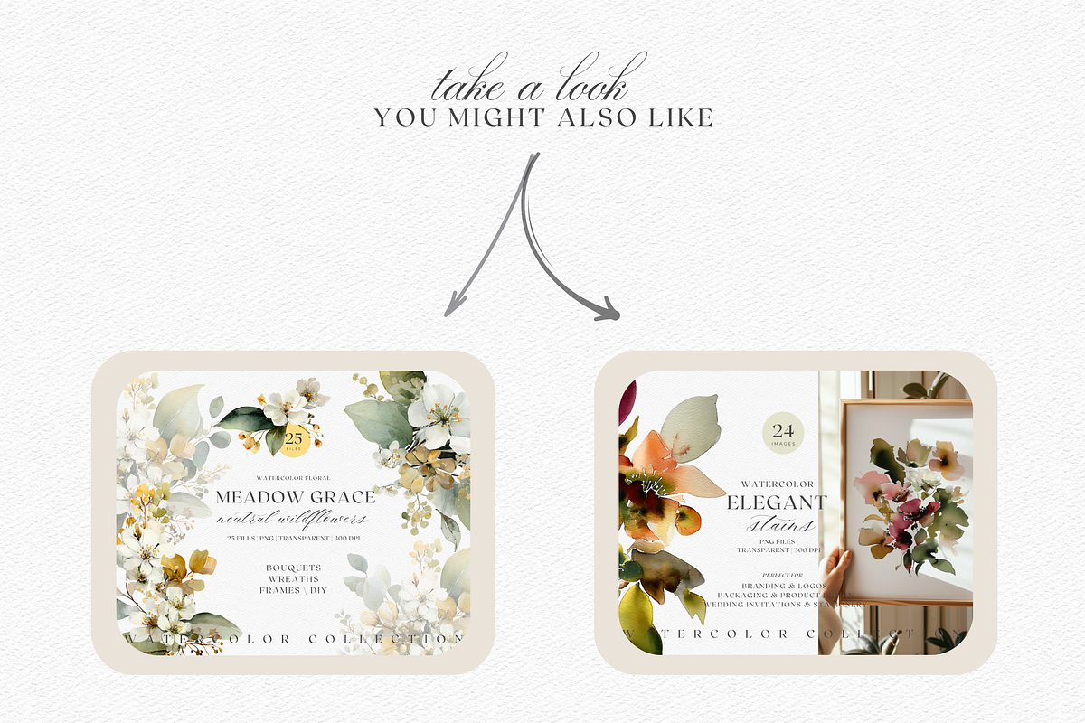 Watercolor Apple Blossom Bouquet, a Decorative Illustration by ThaismotaCreativeCo (Photo 10 of 11)