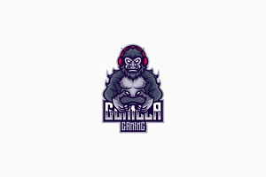 Gorilla E- Sport and Sport Logo, a Branding & Logo Template by Artnivora.Std