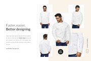 Men Longsleeve Mockups Set FREE DEMO, a Books & Magazine Mockup by Apparel_Mockups (Thumbnail 7 of 24)