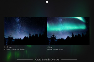 Aurora Borealis Overlays