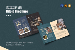 Journey Art Bifold Brochure, a Brochure Template by Esensifiksi.studio