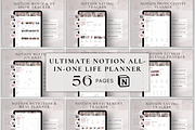 Notion Life Planner Template Bundle, a Templates & Theme by BRANDcontent (Thumbnail 1 of 7)