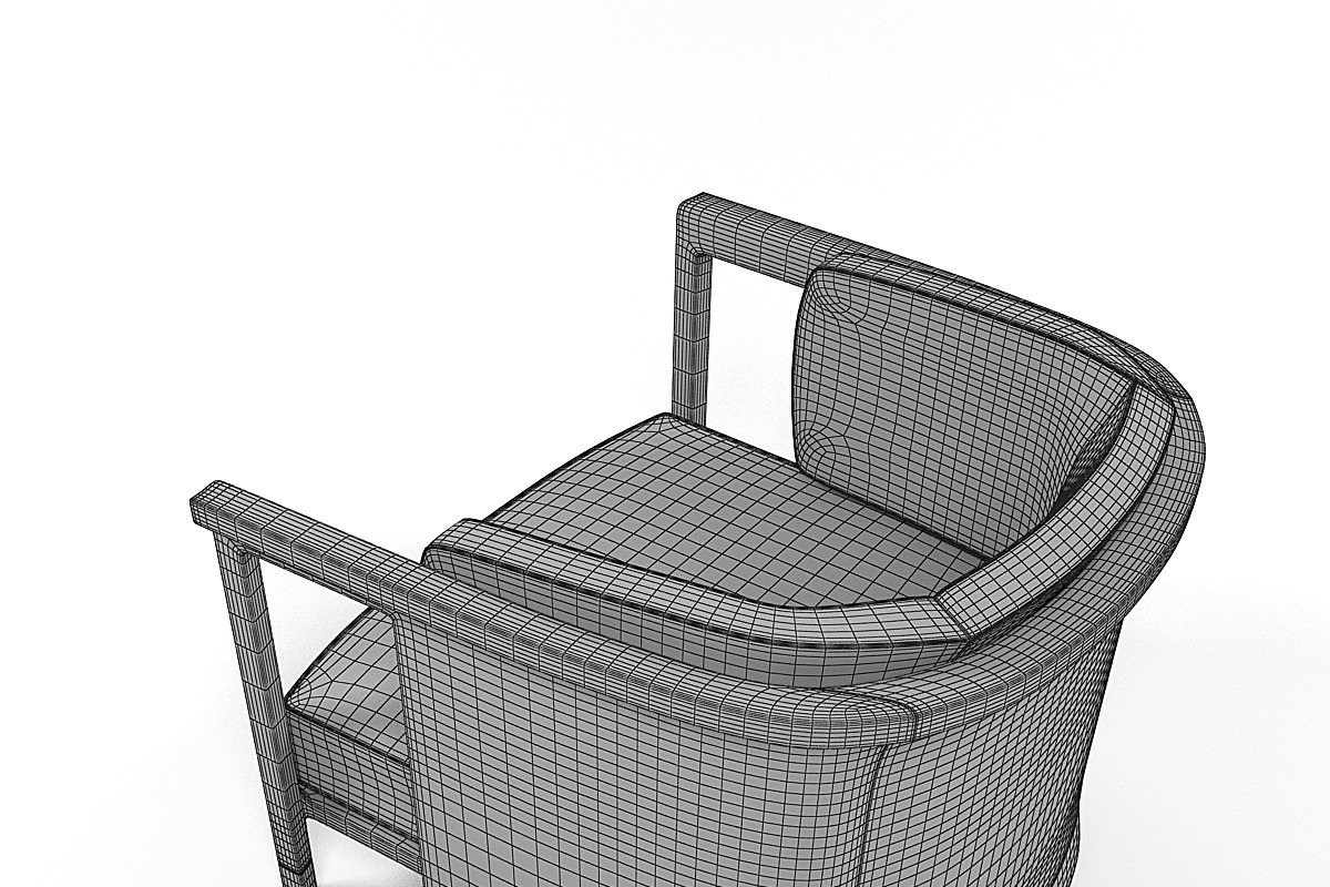 Dropp armchair, a Furniture 3D Model by inDahouze (Photo 7 of 7)