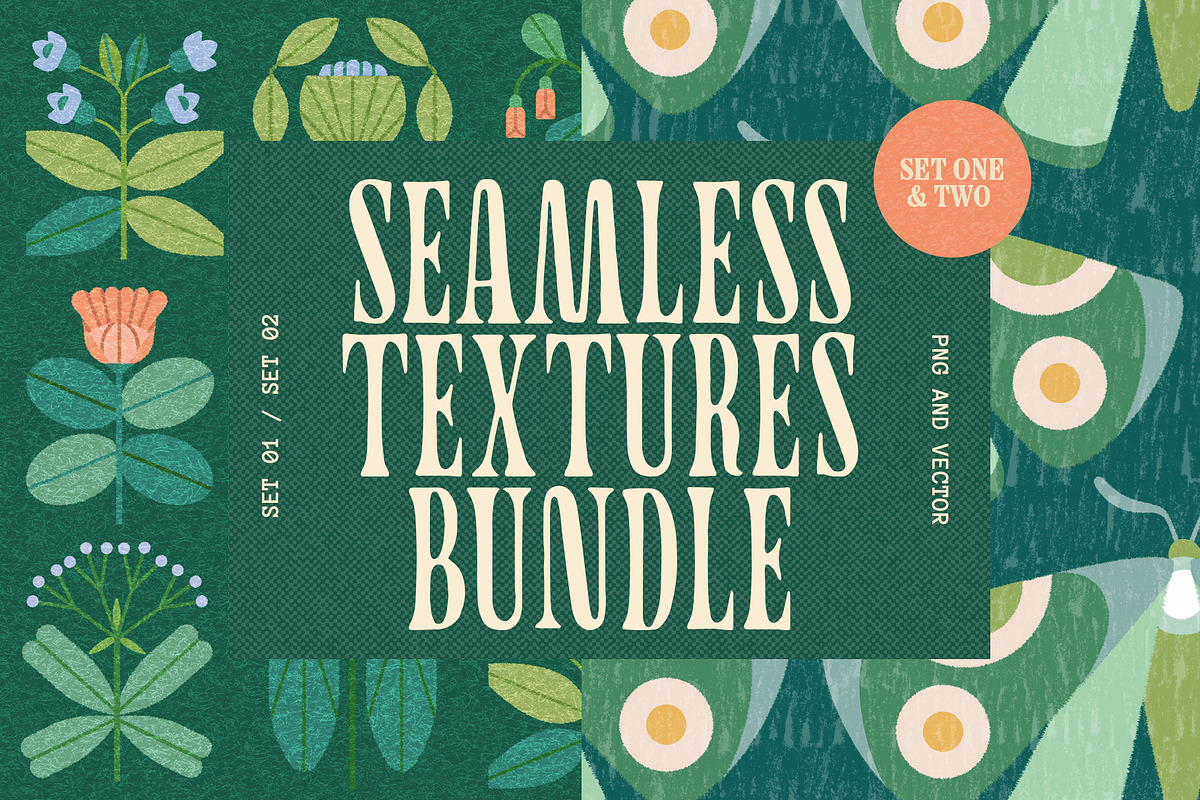 Seamless Textures Bundle, a Texture Graphic by Basia Stryjecka (Photo 1 of 31)