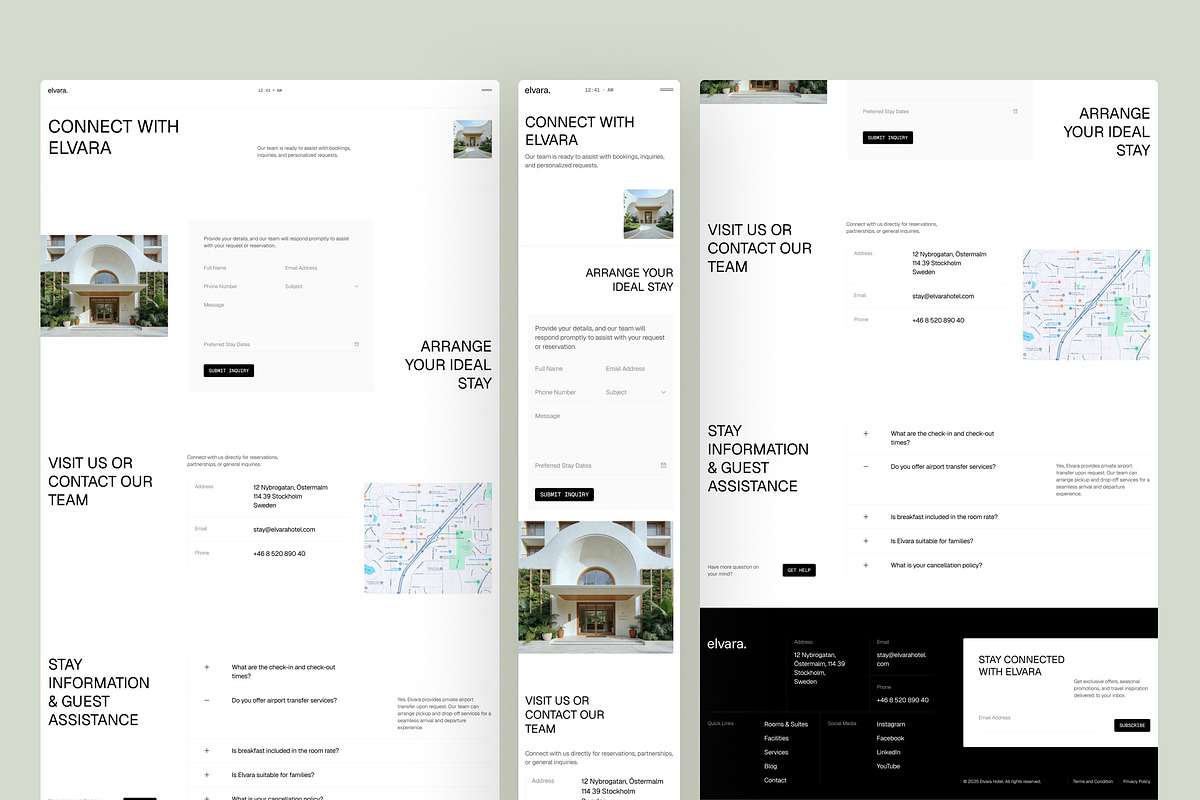 Hotel & Resort Website UI Figma, an UI Kit Template by peterdraw (Photo 6 of 7)