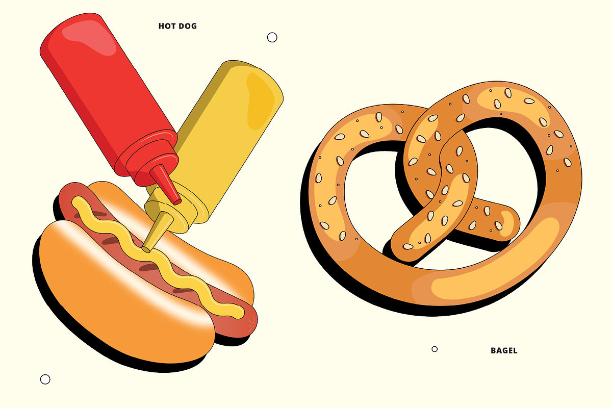 Fast Food Vector Illustration, a Food Illustration by TheFoodAtlas (Photo 2 of 16)