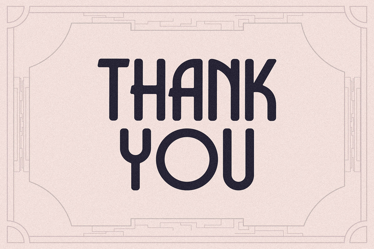 Dechor Rothen Modern Art Deco Font, a Sans Serif Font by Storytype Studio (Photo 15 of 15)