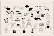 Coffee-Inspired Doodle Collection, an Object Graphic by Marish (Thumbnail 4 of 8)