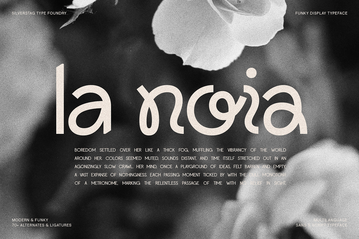 Lightshift - Funky Display Typeface, a Sans Serif Font by SilverStag Type Foundry (Photo 19 of 25)
