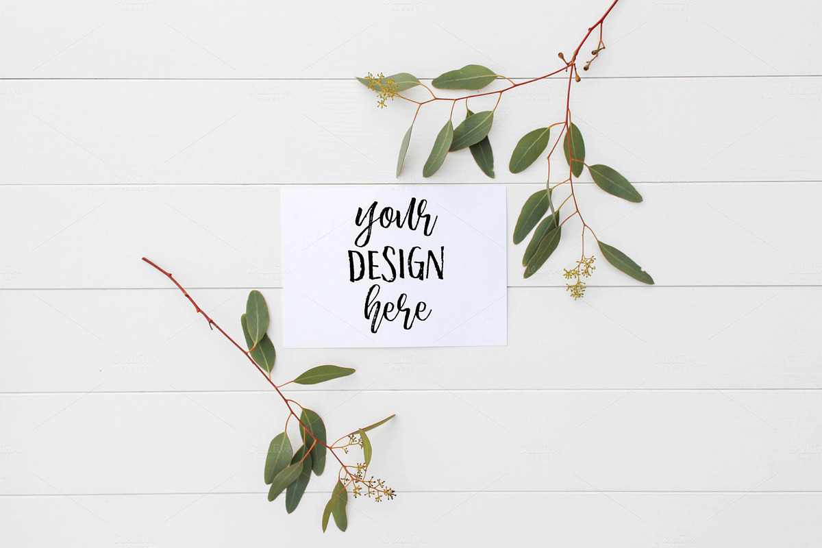 Eucalyptus Stationery Bundle SALE, a Print Template by ILLONA GRAPHICS (Photo 2 of 7)