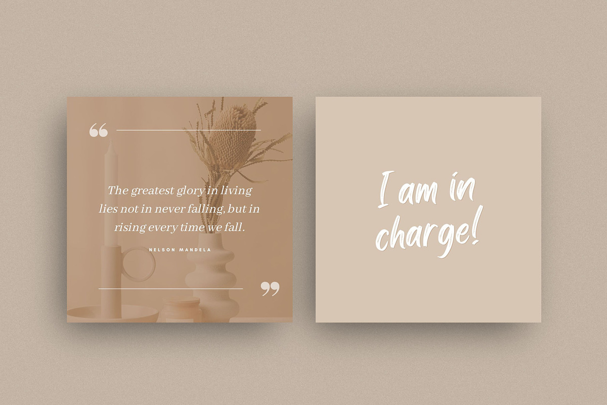 Life Coach Quote Templates for Canva, a Social Media Template by DeeBeeDesign (Photo 6 of 9)