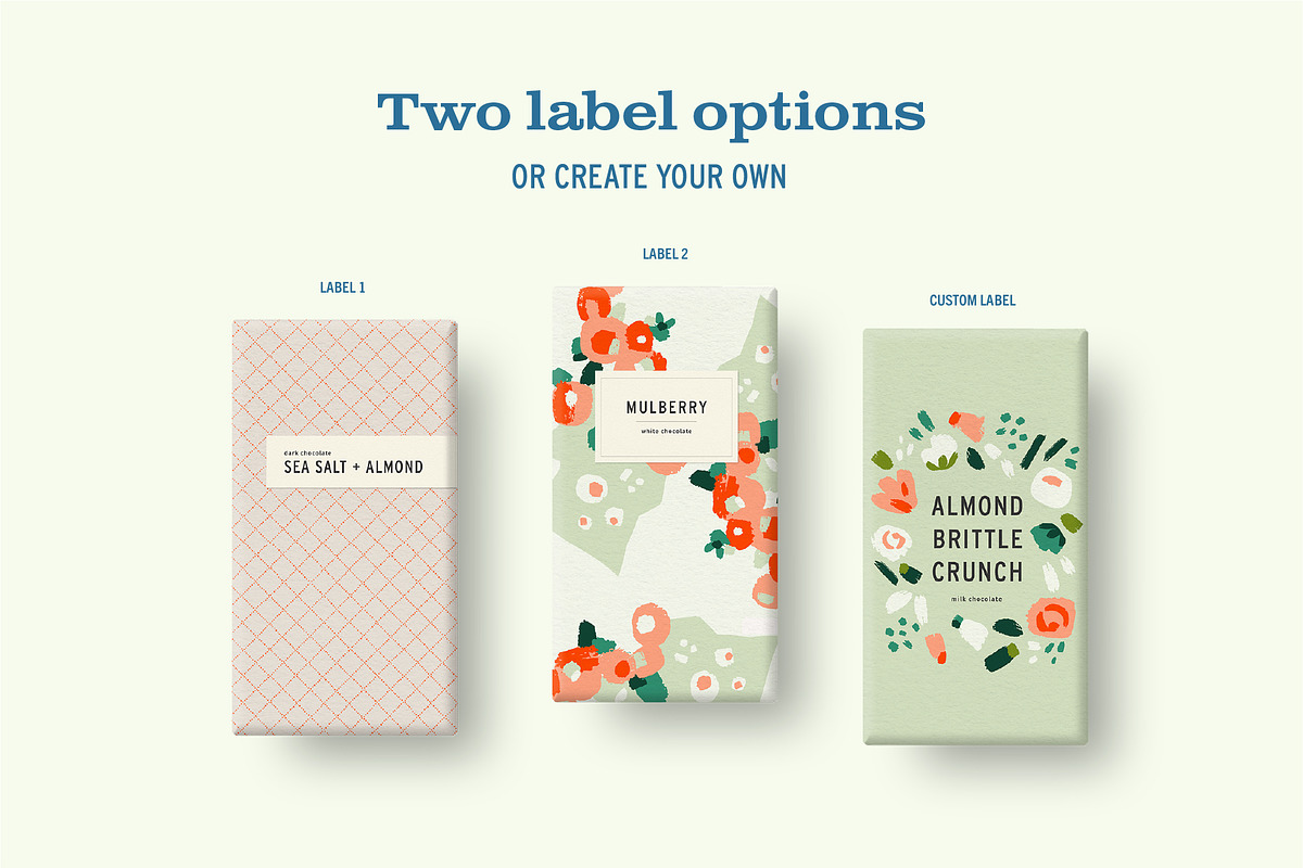 Chocolate Bars Mockup, a Packaging Mockup by Field Office (Photo 3 of 8)