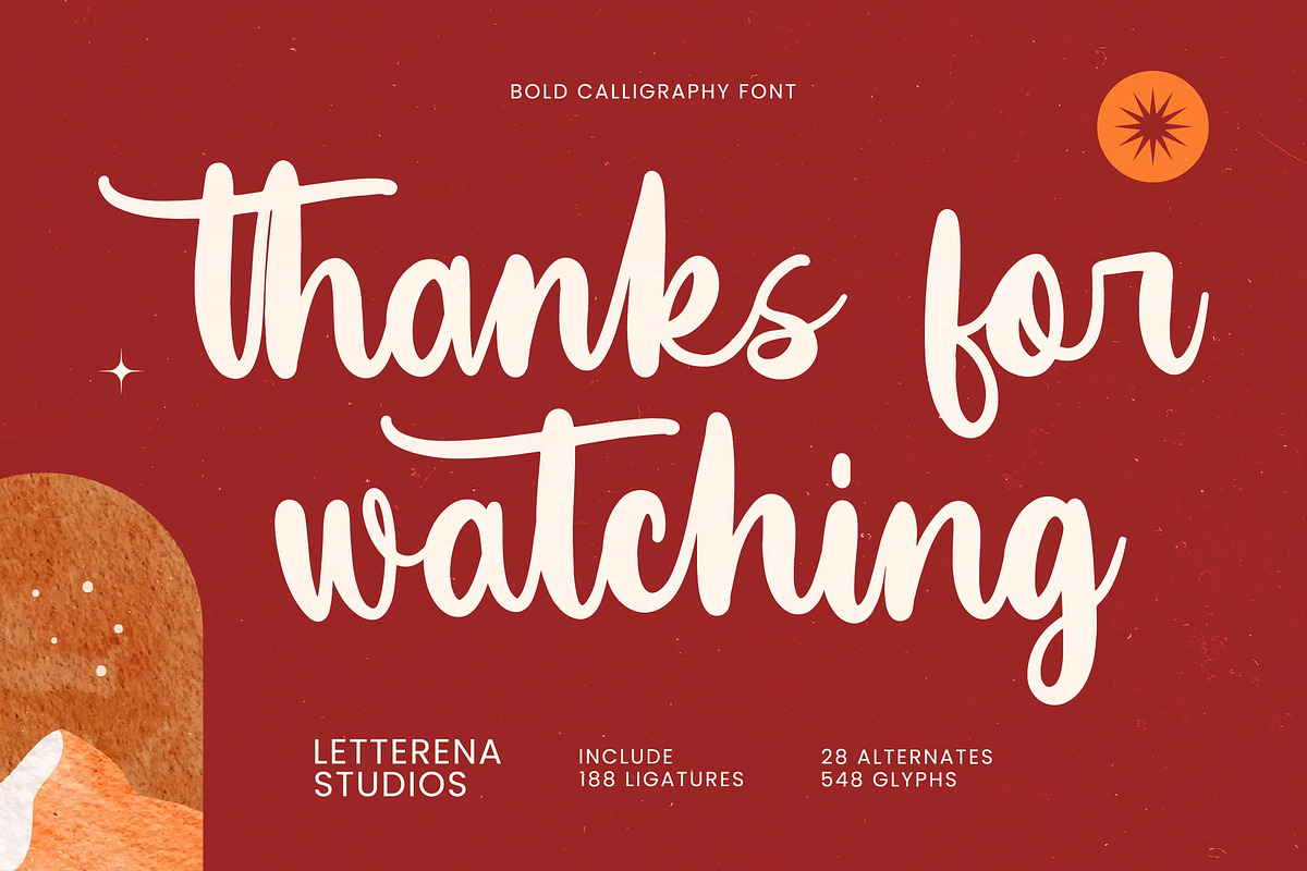 Earthy Nautical Bold Calligraphy, a Script Font by Letterena Studios Script (Photo 20 of 20)