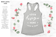 Next Level 1533 Tank Mockup Bundle, a Shirt Mockup by lock and page (Thumbnail 8 of 35)