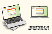 Retro Window UI Elements Set, a Technology Illustration by Invisual Studio (Thumbnail 5 of 9)