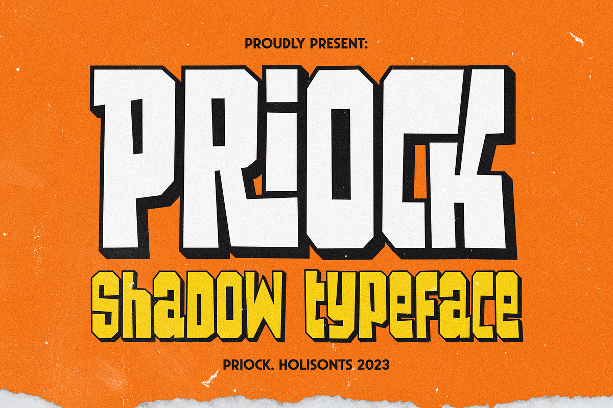Priock Typeface, a Sans Serif Font by 24Design Studios (Photo 1 of 8)