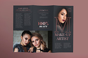 Trifold Brochure Makeup Artist, a Brochure Template by TemplatesNow! (Thumbnail 2 of 3)