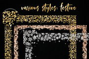 Glitter Photo Overlay Frames Borders, a Texture Graphic by Nifty Template Studio (Thumbnail 10 of 12)