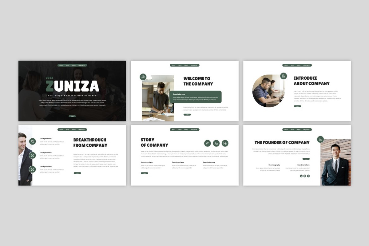 Zuniza - Keynote Template, a Presentation Template by Eighteen Studio (Photo 2 of 4)
