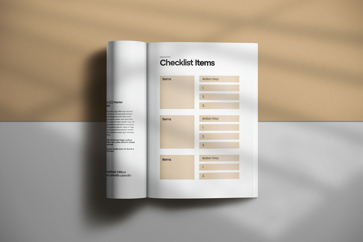 Course Book Template, a Brochure Template by Creatiya Type (Photo 4 of 8)