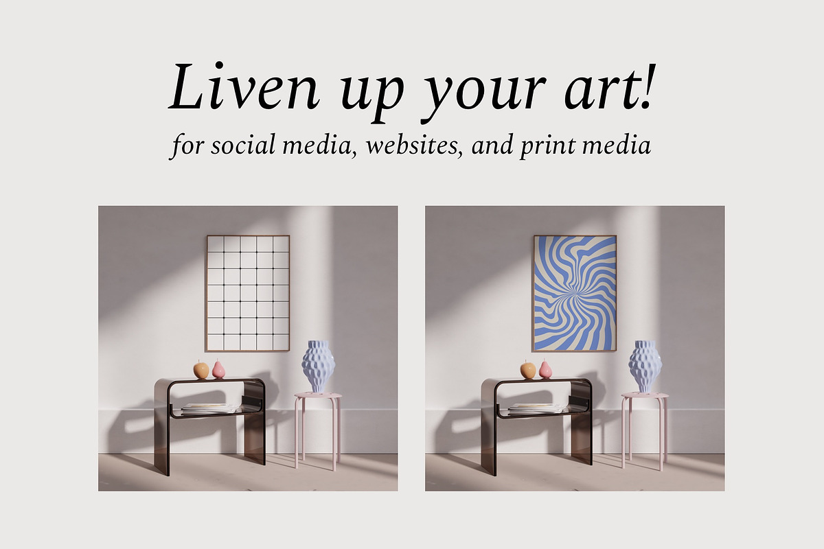Frame Mockup Bundle NOAH, a Print Template by Bonumo (Photo 7 of 13)