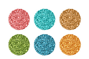 Glitter Set Of Colorful Texture