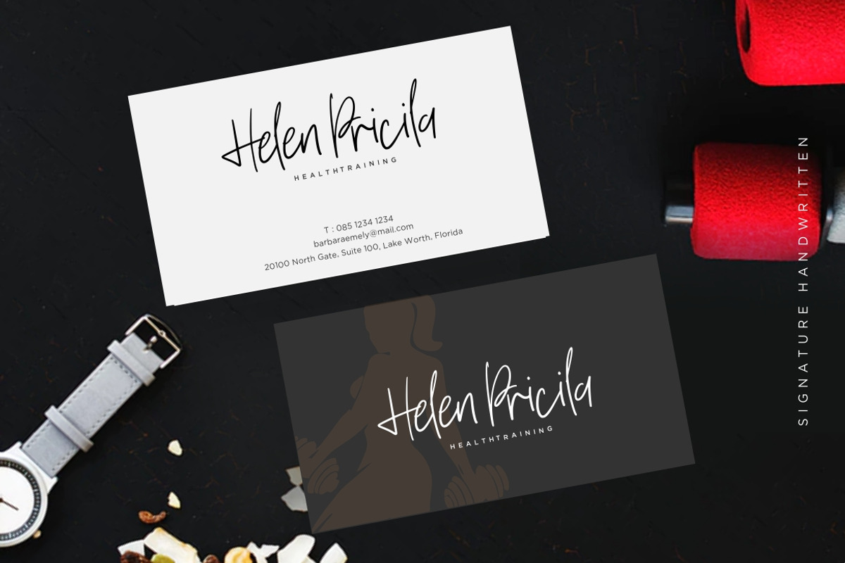 Vesterly Signature Wedding Font preview 2