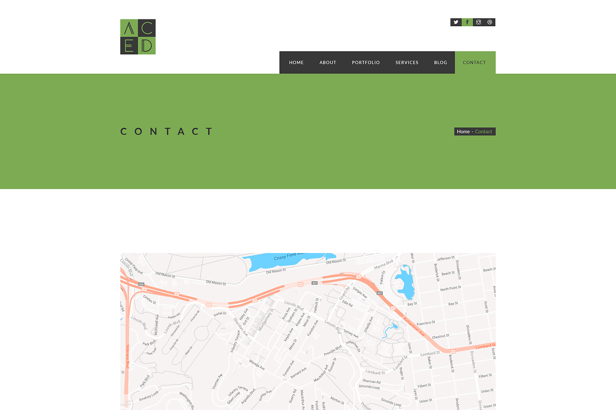 ACED - Portfolio PSD Template, a Landing Page Template by bigpsfan's SHOP (Photo 6 of 13)
