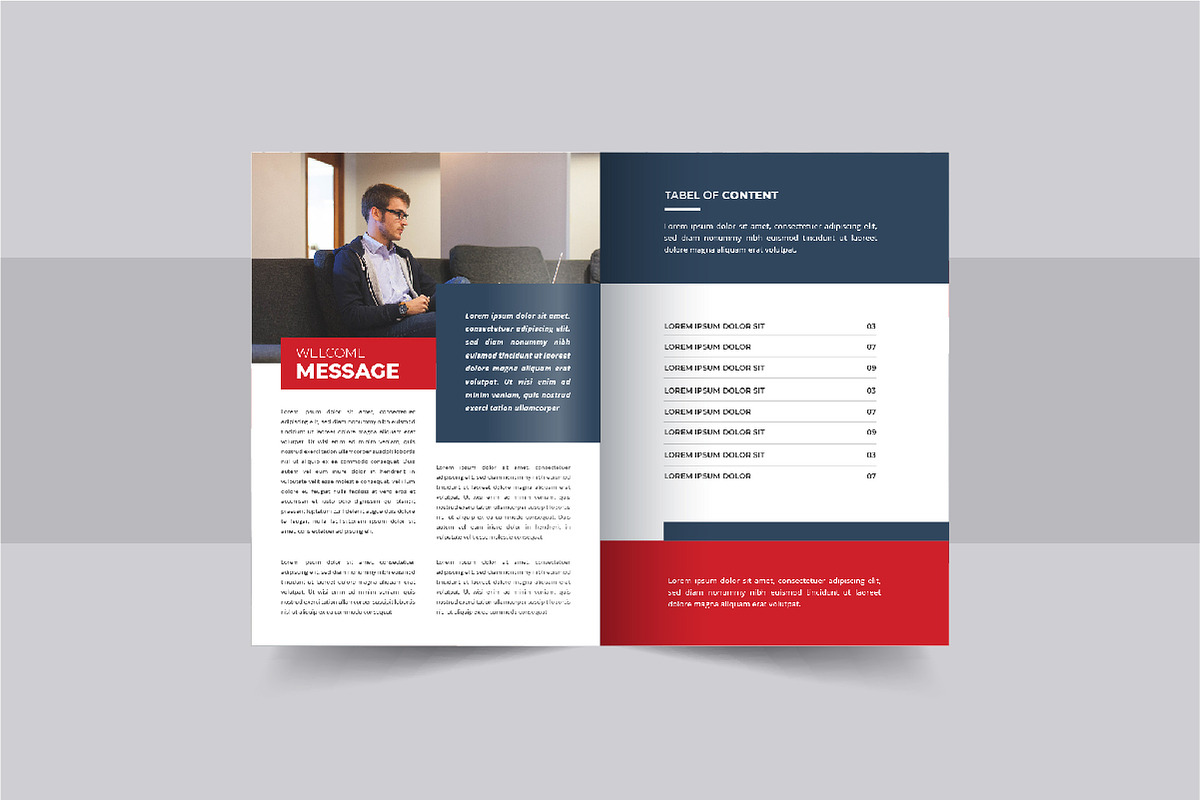 Company white paper design template, a Brochure Template by Pavel_design (Photo 3 of 9)