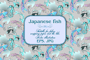Japanese fish, a Pattern Graphic by Designs by Helen Trupak (Thumbnail 5 of 9)