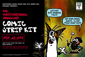 Comic Strip Kit By Fuzzy Poet, a Presentation Template by Fuzzy Poet by DG2
