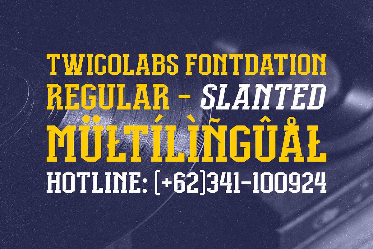 Bagor Moskow | Sport Font, a Serif Font by Twicolabs Fontdation (Photo 3 of 5)