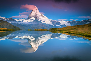 Stunning view with Matterhorn peak, a Nature Photo by Alpine Dreams