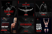 Canva instagram Gym Fitness Template, a Social Media Template by illycreative (Thumbnail 3 of 5)