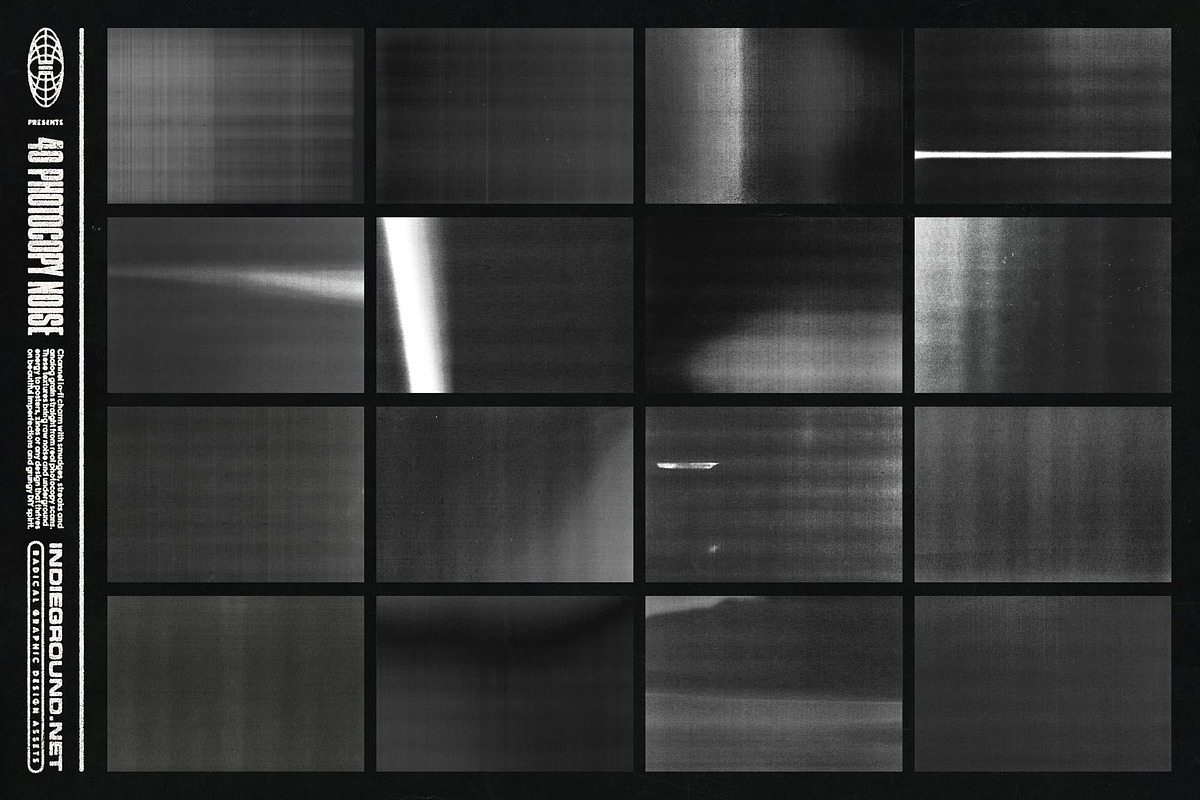 Photocopy Noise Textures, a Texture Graphic by Indieground Design Inc. (Photo 4 of 4)