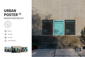 Urban Poster Vol.03 - Mockup VR